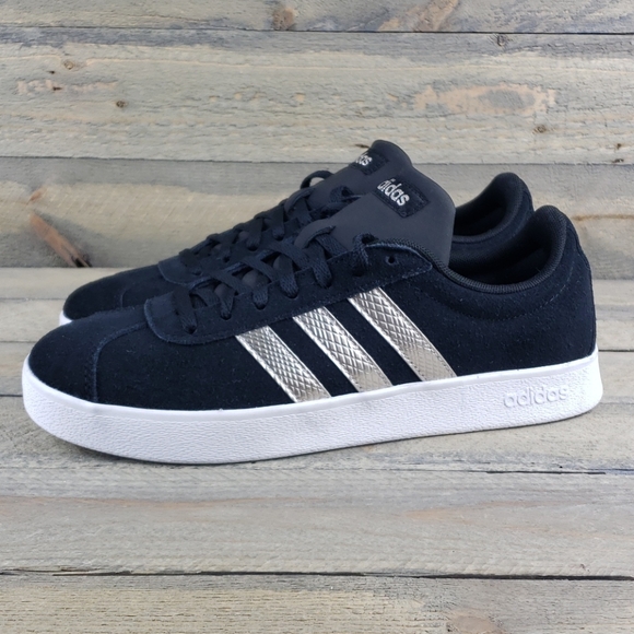 adidas VL Court 2.0 Casual Skateboarding Sneakers - Picture 2 of 9